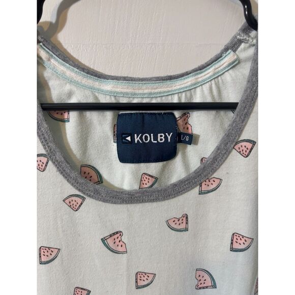 Kolby L Watermelon Pattern Tank Top Men’s Large Graphic Sleeveless Tee - Picture 2 of 3